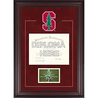 Stanford Cardinal Deluxe 8.5" x 11" Diploma Frame with Team Logo - Insert Your Own 4" x 6" Photograph