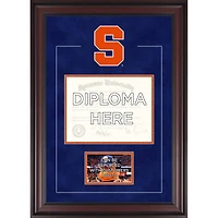 Syracuse Orange Deluxe 8.5" x 11" Diploma Frame with Team Logo - Insert Your Own 4" x 6" Photograph