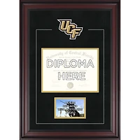 UCF Knights Deluxe 8.5" x 11" Diploma Frame with Team Logo - Insert Your Own 4" x 6" Photograph