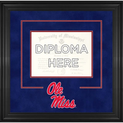 Ole Miss Rebels Deluxe 9" x 12" Diploma Frame with Team Logo