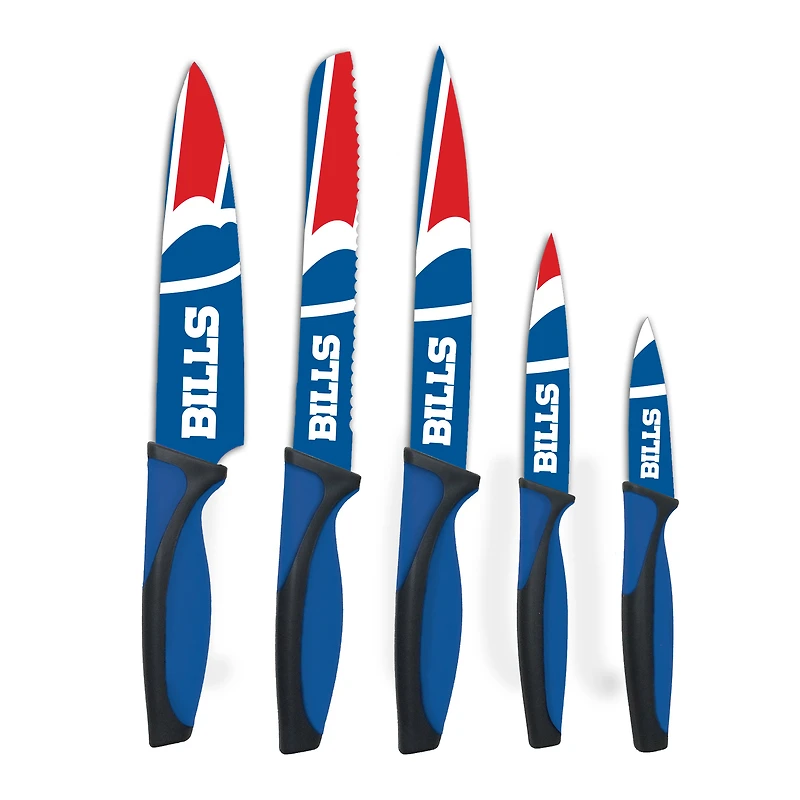 Woodrow Buffalo Bills 5-Piece Stainless Steel Cutlery Knife Set