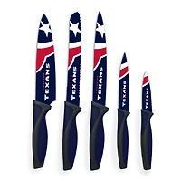 Woodrow Houston Texans 5-Piece Stainless Steel Cutlery Knife Set