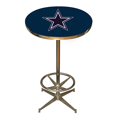 Blue Dallas Cowboys Pub Table