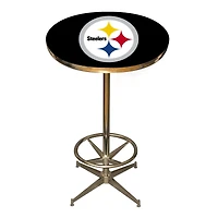 Black Pittsburgh Steelers Pub Table