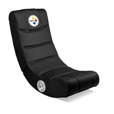 Black Pittsburgh Steelers Video Chair with Bluetooth