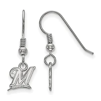 Women's Milwaukee Brewers Sterling Silver Extra-Small Dangle Earrings