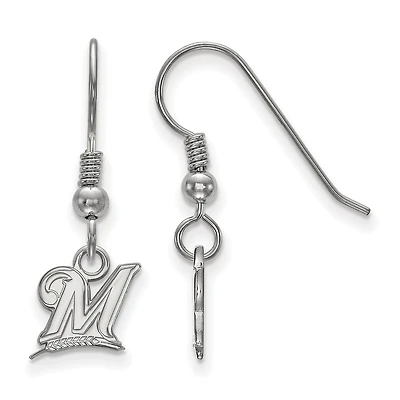 Women's Milwaukee Brewers Sterling Silver Extra-Small Dangle Earrings