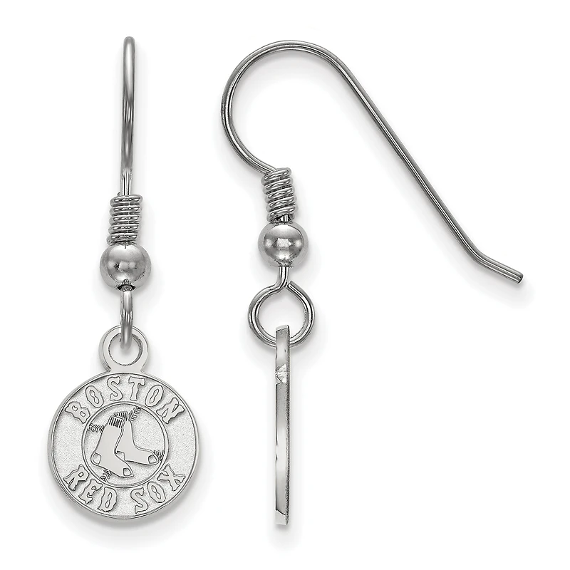 Women's Boston Red Sox Sterling Silver Extra-Small Dangle Earrings