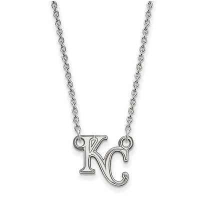 Women's Kansas City Royals Small Logo Sterling Silver Pendant Necklace