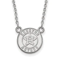 Women's Houston Astros Small Logo Sterling Silver Pendant Necklace