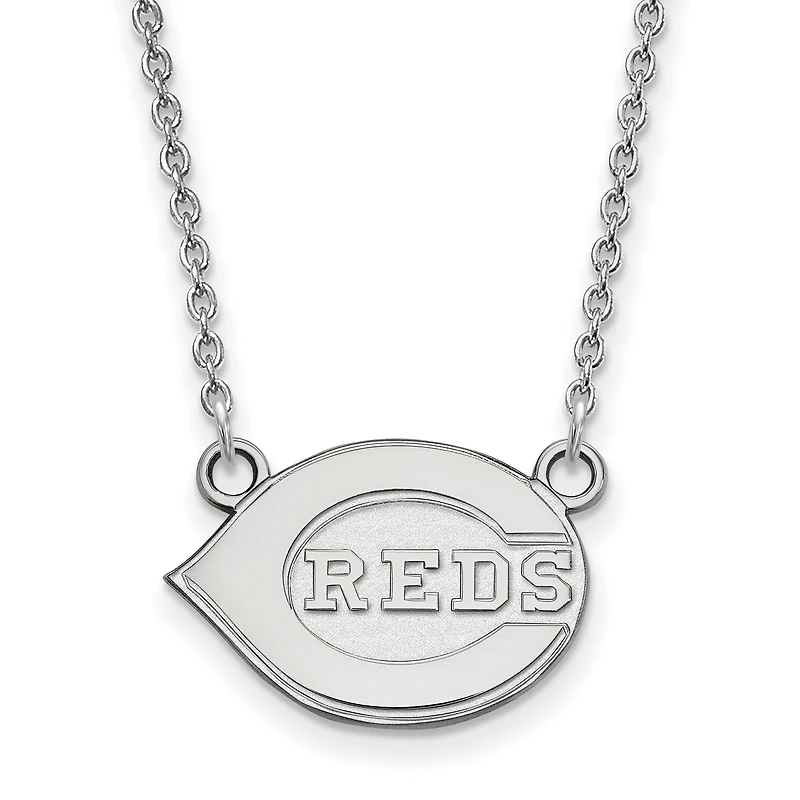 Women's Cincinnati Reds Small Sterling Silver Pendant Necklace