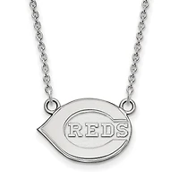 Women's Cincinnati Reds Small Sterling Silver Pendant Necklace