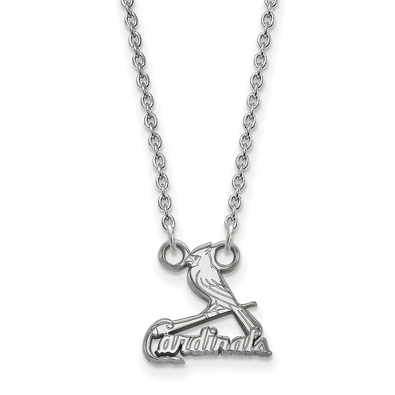 Women's St. Louis Cardinals Small Sterling Silver Pendant Necklace