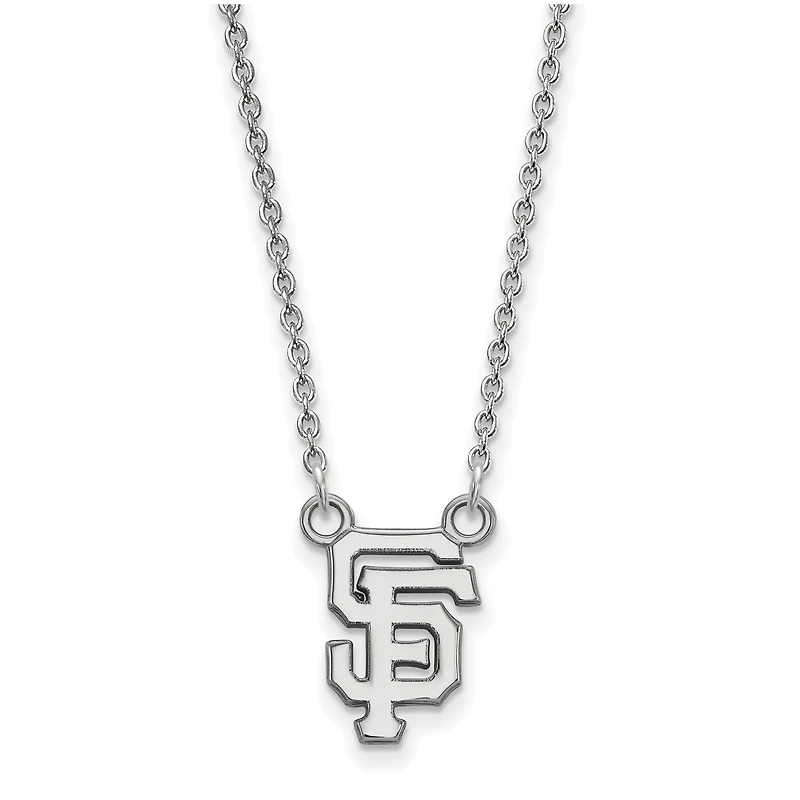 Women's San Francisco Giants Small Sterling Silver Pendant Necklace