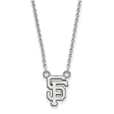 Women's San Francisco Giants Small Sterling Silver Pendant Necklace