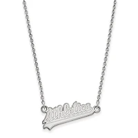 Women's Athletics Small Sterling Silver Pendant Necklace
