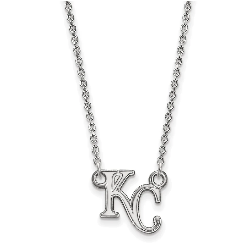 Women's Kansas City Royals Small Sterling Silver Pendant Necklace