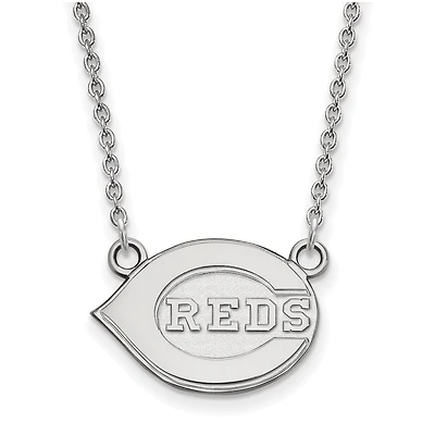 Women's Cincinnati Reds Small Logo Sterling Silver Pendant Necklace