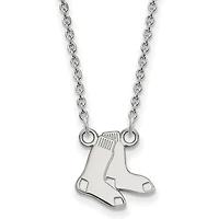 Women's Boston Red Sox Small Logo Sterling Silver Pendant Necklace