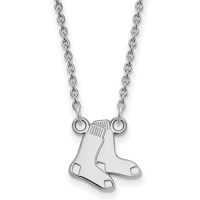 Women's Boston Red Sox Small Logo Sterling Silver Pendant Necklace