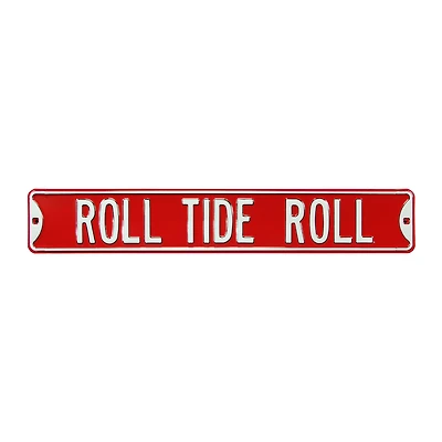 Crimson Alabama Crimson Tide 6" x 36" College Ave Team Street Sign