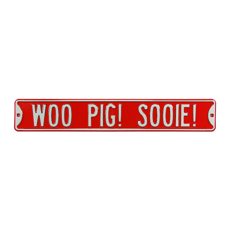 Cardinal Arkansas Razorbacks 6" x 36" College Ave Team Street Sign