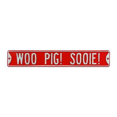 Cardinal Arkansas Razorbacks 6" x 36" College Ave Team Street Sign