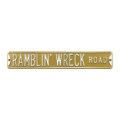 Gold Georgia Tech Yellow Jackets 6" x 36" College Ave Street Sign