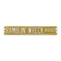 Gold Georgia Tech Yellow Jackets 6" x 36" College Ave Street Sign
