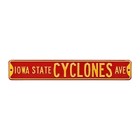 Cardinal Iowa State Cyclones 6" x 36" College Ave Street Sign