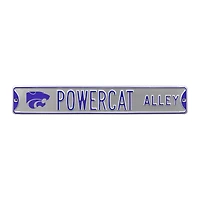 Silver Kansas State Wildcats 6" x 36" College Ave Street Sign