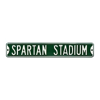 Green Michigan State Spartans 6" x 36" College Ave Street Sign