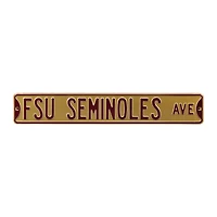 Gold Florida State Seminoles 6" x 36" College Ave Street Sign