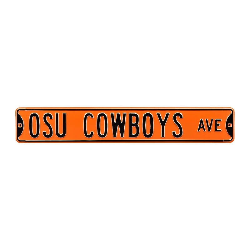 Oklahoma State Cowboys 6" x 36" College Ave Street Sign