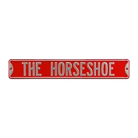 Scarlet Ohio State Buckeyes 6" x 36" College Ave Premium Steel Street Sign