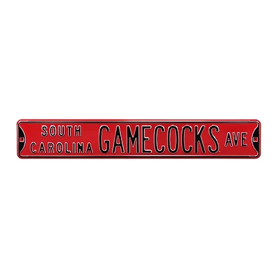 Garnet South Carolina Gamecocks 6" x 36" College Ave Street Sign