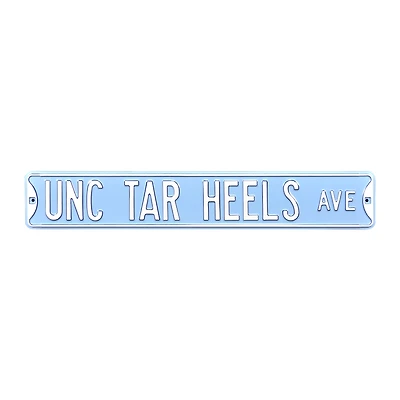 Carolina Blue North Carolina Tar Heels 6" x 36" College Ave Street Sign