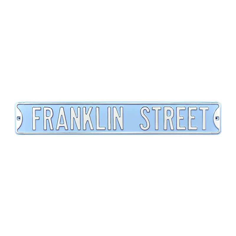 Carolina Blue North Carolina Tar Heels 6" x 36" College Ave Embossed Street Sign