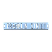 Carolina Blue North Carolina Tar Heels 6" x 36" College Ave Embossed Street Sign