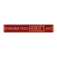 Maroon Virginia Tech Hokies 6" x 36" College Ave Street Sign