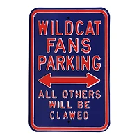 Blue Arizona Wildcats 12" x 18" College Parking Sign
