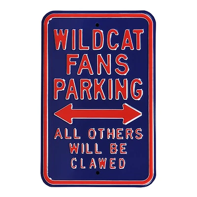 Blue Arizona Wildcats 12" x 18" College Parking Sign