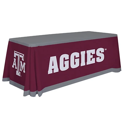 Maroon Texas A&M Aggies 6' Silver Table Cloth