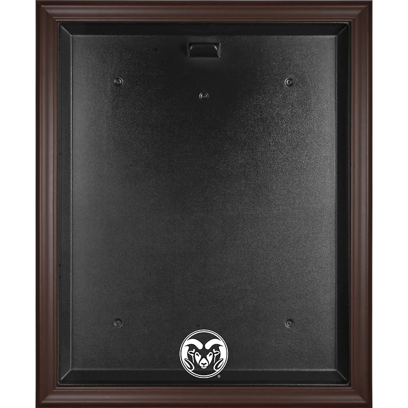 Colorado State Rams Brown Framed Jersey Display Case