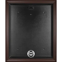 Colorado State Rams Brown Framed Jersey Display Case