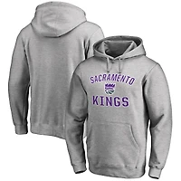 Men's Ash Sacramento Kings Victory Arch Pullover Hoodie