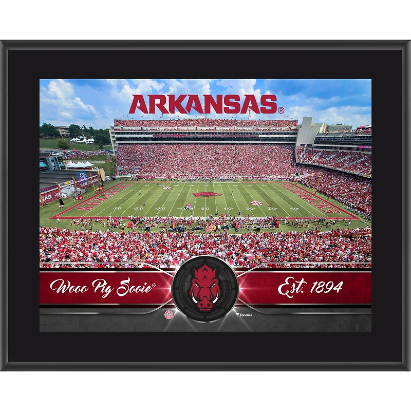 Arkansas Razorbacks 10.5" x 13" Sublimated Team Plaque