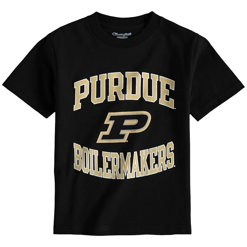 Youth Champion Black Purdue Boilermakers Circling Team Jersey T-Shirt