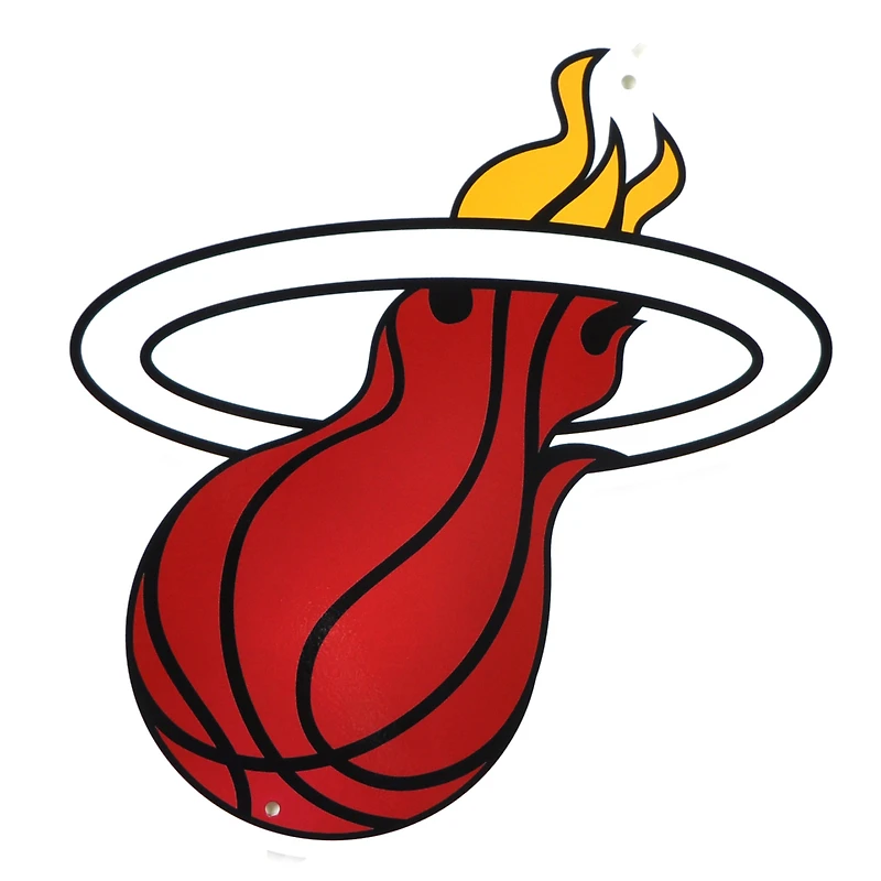Miami Heat 12" Steel Logo Street Sign