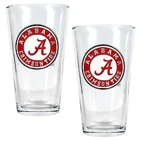 Alabama Crimson Tide 16oz. Pint Glass Set